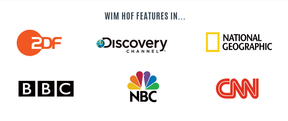 Wim Hof features in… ZDF, Discovery Channel, National Geographic, BBC, NBC, CNN